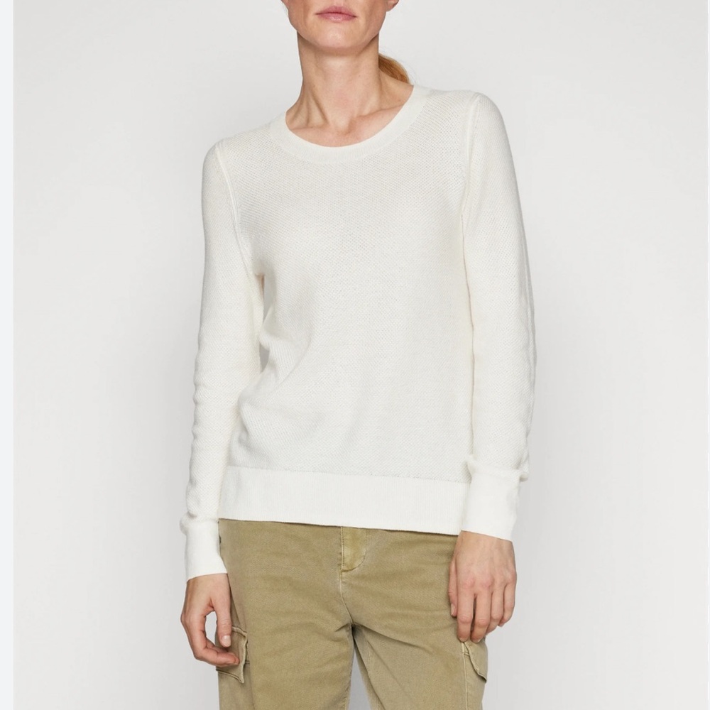 GAP BELLA CREW - ivory frost/off-white -size medium